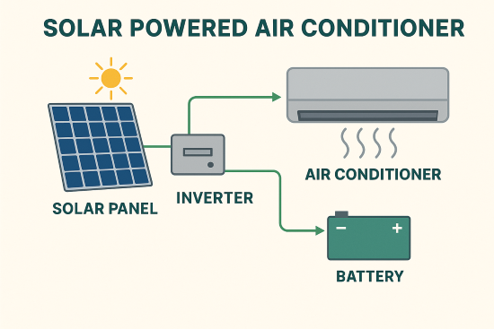Solar Powered Air Conditioner