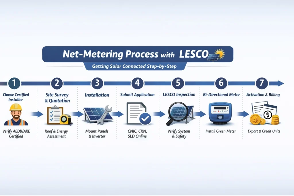 Apply for Net-Metering With LESCO